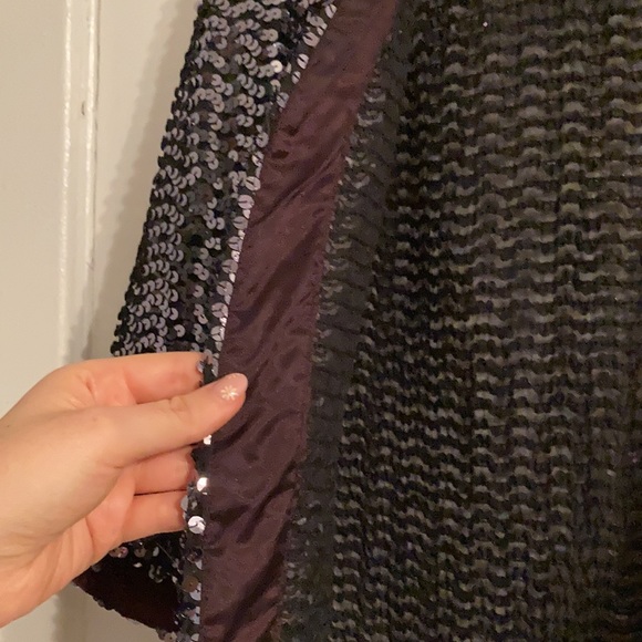 🌼HOST PICK🌼Vintage NWOT Bernshaw Sequin Jacket - Picture 8 of 9